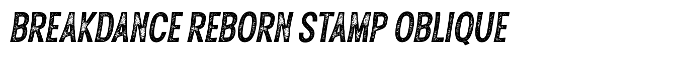Breakdance Reborn Stamp Oblique image